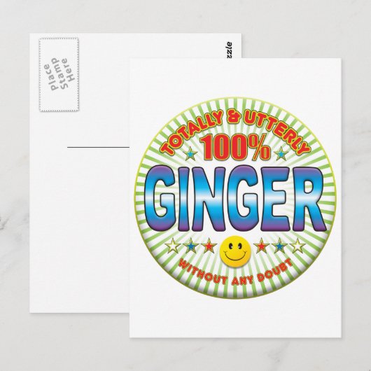 Ginger totaal briefkaart (Voorkant / Achterkant)