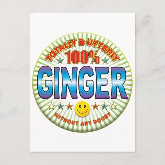 Ginger totaal briefkaart (Voorkant)