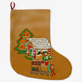 Ginger Town Grote Kerstsok (Voorkant)