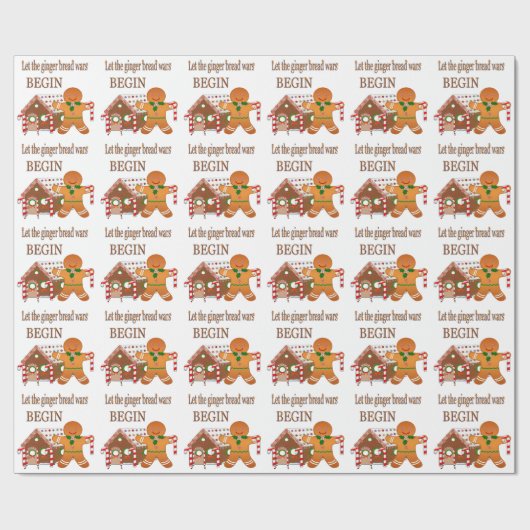 Ginger Wars Cadeaupapier (Vlak)