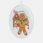 Ginger Wars Glas Ornament (Voorkant links)