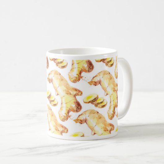 Ginger Waterverf Ginger Spice Kitchen Koffiemok (Voorkant rechts)