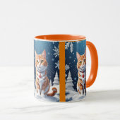 Ginger Winter Kerstkat Mok (Voorkant rechts)