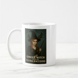 Ginger Witch met haar vliegende wasberen Koffiemok