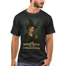 Ginger Witch met haar vliegende wasberen