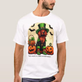 Ginger wizard op een trick-or-treat missie! t-shirt (Voorkant)