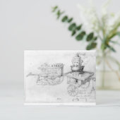 Gingerbeer en Warmteoudere wijnstallen in Briefkaart (Staand voorkant)