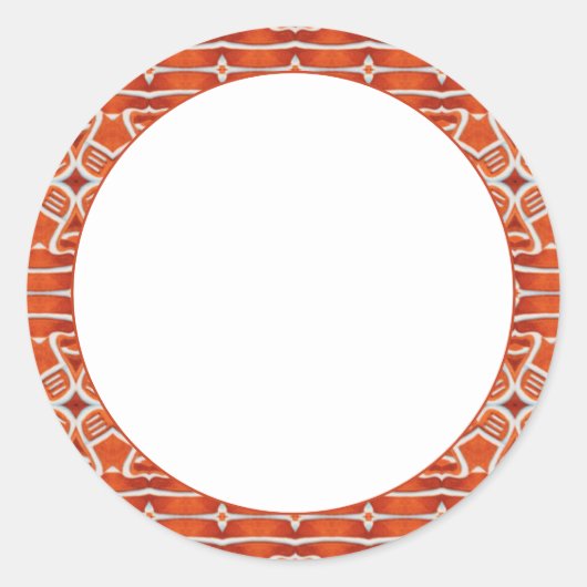 GINGERBREAD 1,5" matte ronde stickers (Voorkant)