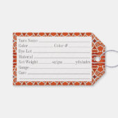 GINGERBREAD 3.5 "x2" Garens Labels Cadeaulabel (Voorkant (Horizontaal))