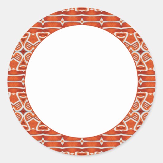 GINGERBREAD 3" Ronde Matte Stickers (Voorkant)