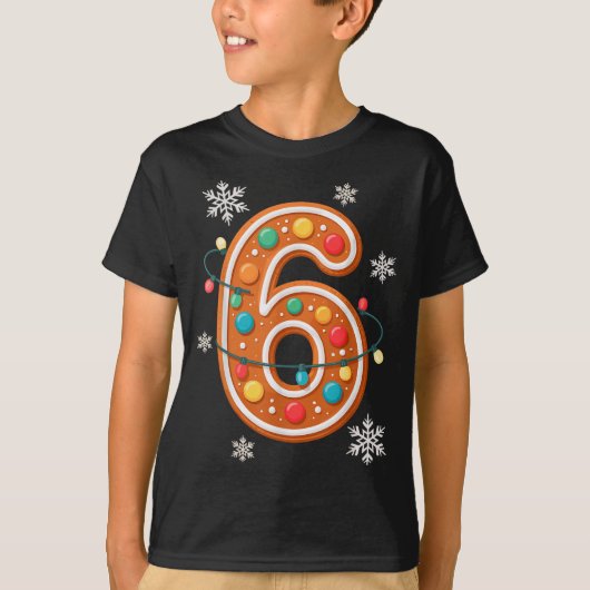 Gingerbread 6 7 Meme Christmas Matching Couple Boy T-shirt (Voorkant)