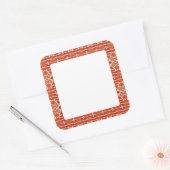 GINGERBREAD 7,62 cm Vierkante Matte Stickers (Envelop)