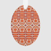 GINGERBREAD Acryl Ovale Kerstbal Ornament (achterkant)