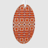 GINGERBREAD Acryl Ovale Kerstbal Ornament (voorkant)