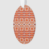 GINGERBREAD Acryl Ovale Kerstbal Ornament (voorkant)