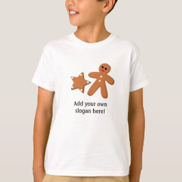Gingerbread-afbeelding:  slogan t-shirt