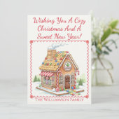 Gingerbread Apothecary Christmas Kaart Healthcare (Staand voorkant)