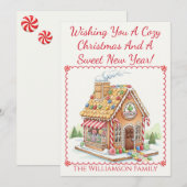 Gingerbread Apothecary Christmas Kaart Healthcare (Voorkant / Achterkant)