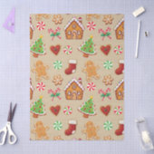 Gingerbread Baby Christmas Girft Wrapping Paper Tissuepapier (Craft)
