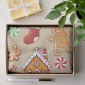 Gingerbread Baby Christmas Girft Wrapping Paper Tissuepapier (Geschenk)