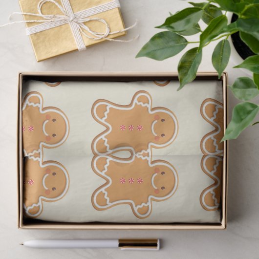 Gingerbread Baby Gift Wrapping Paper Christmas Tissuepapier (Geschenk)
