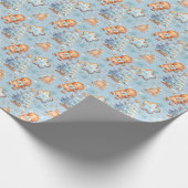 Gingerbread Baby Gingerbread Kerstboom Cadeaupapier (Hoek)