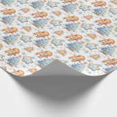 Gingerbread Baby Gingerbread Kerstboom Cadeaupapier (Hoek)