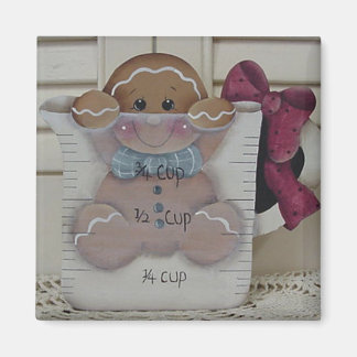 Gingerbread Baby in maatbeker Magneet