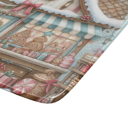 Gingerbread Bakery House Cutting Board Snijplank (Hoek)