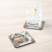 Gingerbread Bakery House Shop Bier Onderzetter (Rechterzijde)