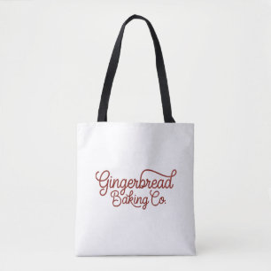 Gingerbread Baking Co Kerstmis Tote Bag