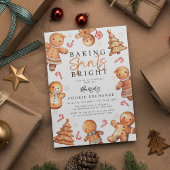 Gingerbread Baking Spirits Bright Christmas Kaart