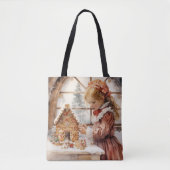 Gingerbread Bakkerij Gingerbread House Tote Bag (Voorkant)
