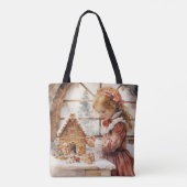 Gingerbread Bakkerij Gingerbread House Tote Bag (Achterkant)