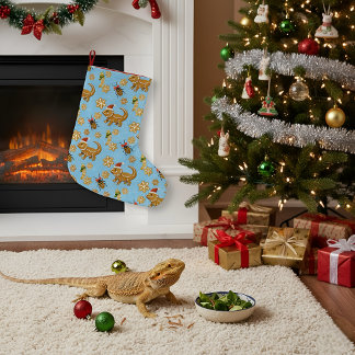 Gingerbread Bearded Dragon Christmas Grote Kerstsok