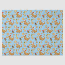 Gingerbread Bearded Dragon Christmas Tissuepapier