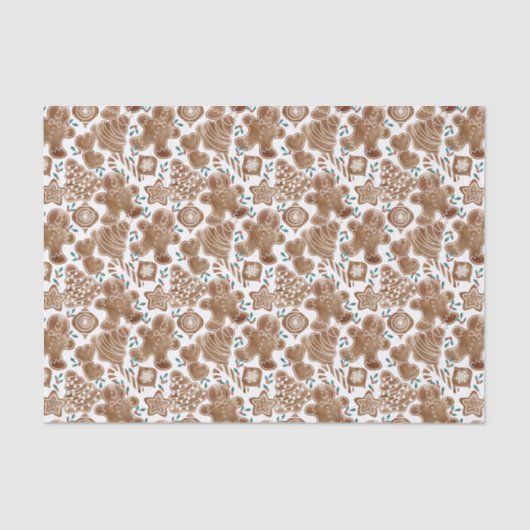 Gingerbread Berry Tissuepapier (Voorkant)