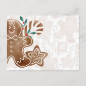 Gingerbread Bes Feestdagenkaart (Voorkant)