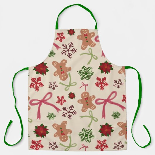 Gingerbread Bliss All-Over Print Schort (Voorkant)