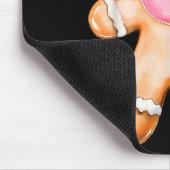 Gingerbread Blowing Bubble Gum Nk Sungles Christma Muismat (Hoek)