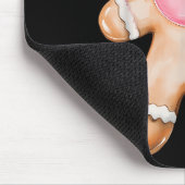 Gingerbread Blowing Bubble Gum Nk Sungles Christma Muismat (Hoek)