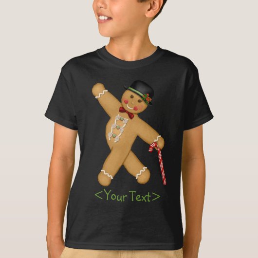 Gingerbread Boy - Aanpassen T-shirt (Voorkant)