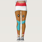 Gingerbread Boy Cookie Leggings (Voorkant)