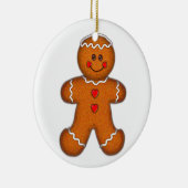 GINGERBREAD BOY DOOR SHARON SHARPE KERAMISCH ORNAMENT (Rechts)