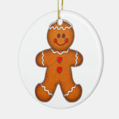 GINGERBREAD BOY DOOR SHARON SHARPE KERAMISCH ORNAMENT (Links)