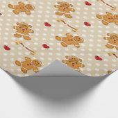 Gingerbread Boy en Girl 2 Cadeaupapier (Hoek)