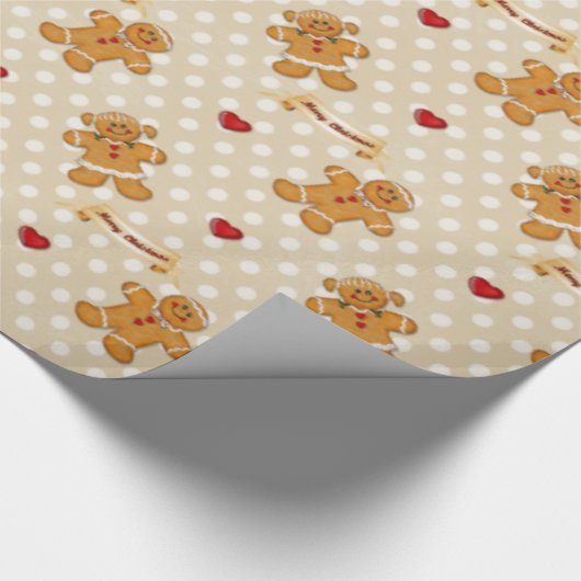Gingerbread Boy en Girl 2 Cadeaupapier (Hoek)