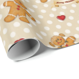 Gingerbread Boy en Girl 2 Cadeaupapier