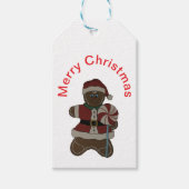 Gingerbread Boy Gift Label Cadeaulabel (Voorkant)