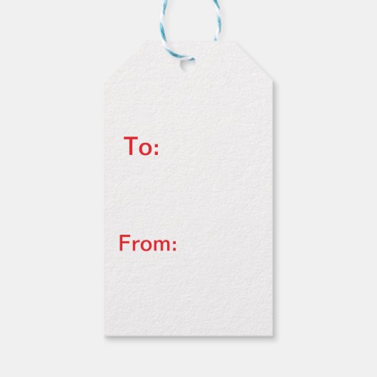 Gingerbread Boy Gift Label Cadeaulabel (Achterkant)